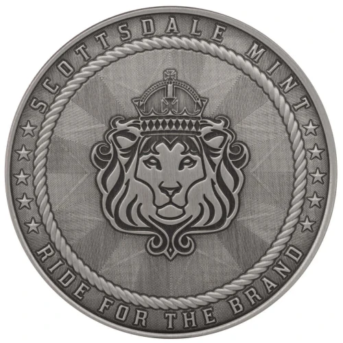 1 oz Cowboy - Buffalo Privy Antique Silver Round (3)