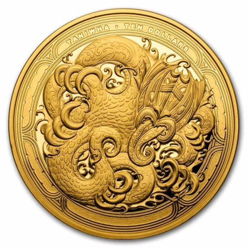 1 oz Gold Dwelling Taniwha: Water - Gold (3)