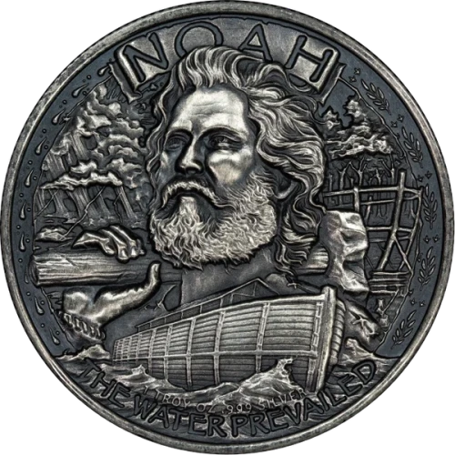 1 oz Silver Round - Noahs Ark (Antique) (3)