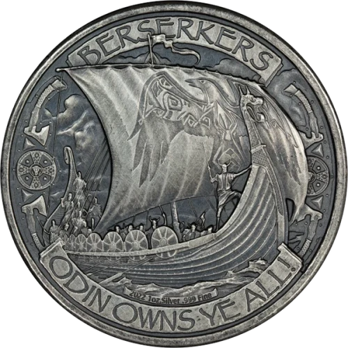 1 oz Vikings - Silver Round (2)