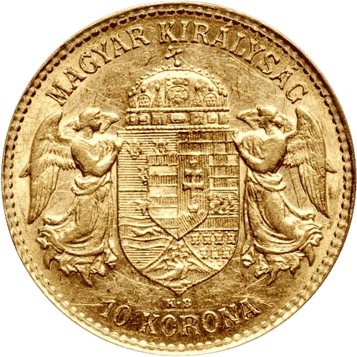 10 Korona Hungarian Empire Gold Coin (2)