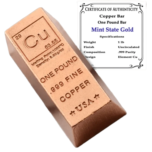 100 oz Fine 9 Mint Copper Bar (2)