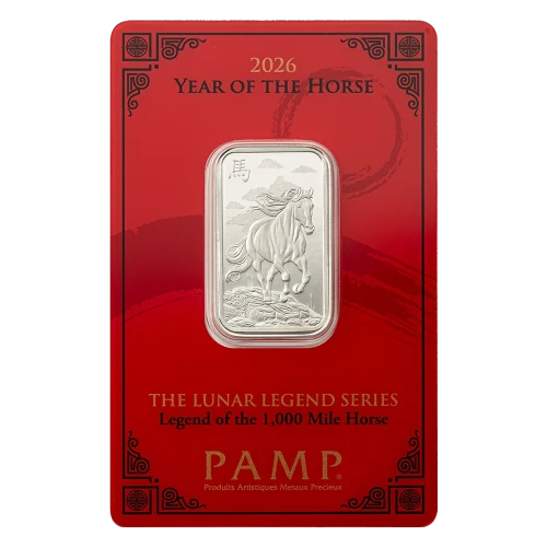 10g PAMP Silver Bar - Year of The Horse (2)