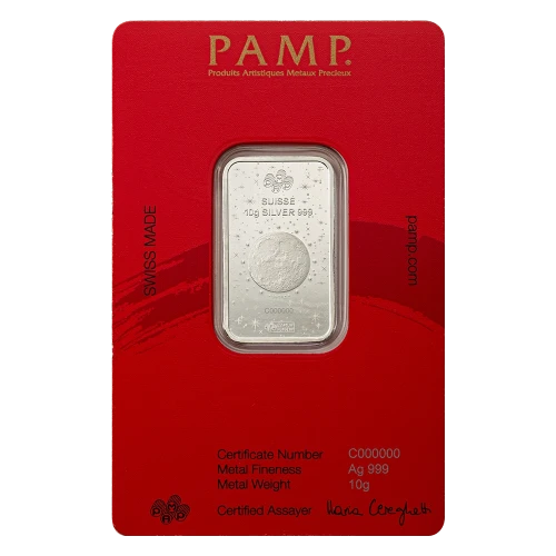 10g PAMP Silver Bar - Year of The Horse (3)