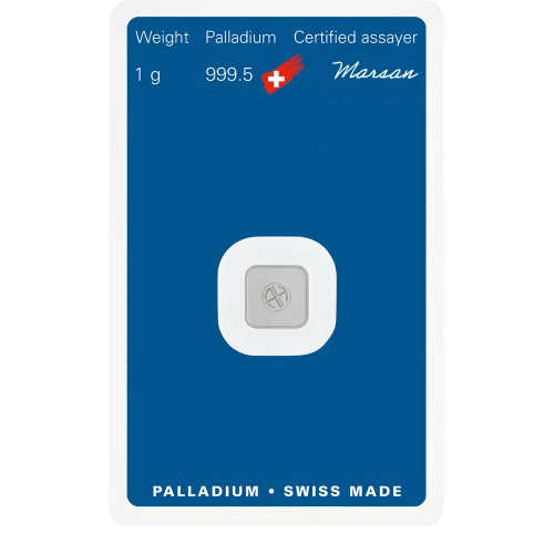 1g ARGOR-HERAEUS Palladium Bar (2)