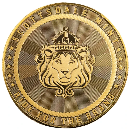 1oz Cowboy - Rifleman Gold Round (3)