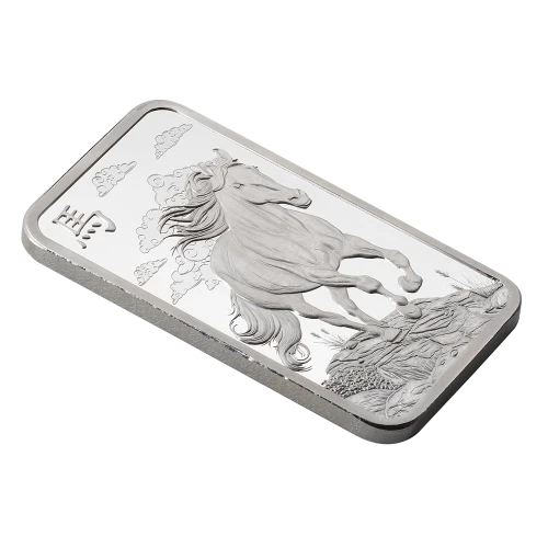 1oz PAMP Silver Bar - Year of The Horse (3)