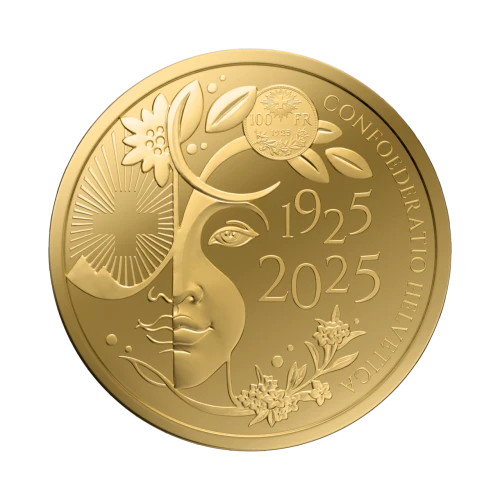 2025 1 oz - 100 Years 100-Franc Vreneli Gold Coin (3)