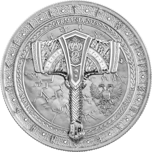 2025 1 oz Artefacts: Mjölnir Silver Coin (2)