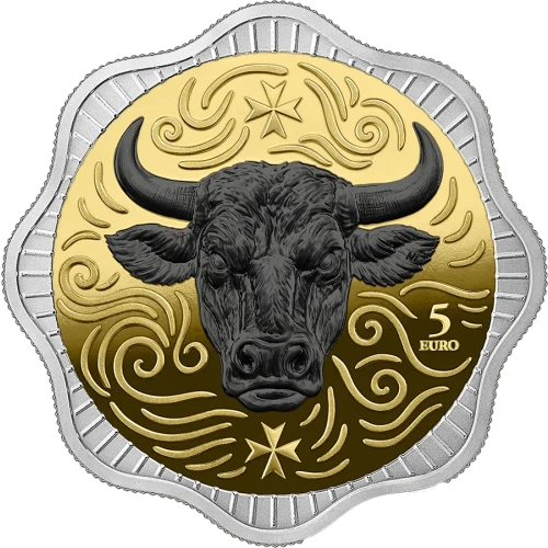 2025 1 oz Malta Maltese Ox BU High Relief Silver Coin (3)