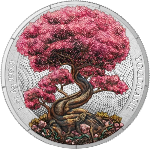 2025 1 oz Mythical Forest: Yggdrasil Spring Silver Coin (3)
