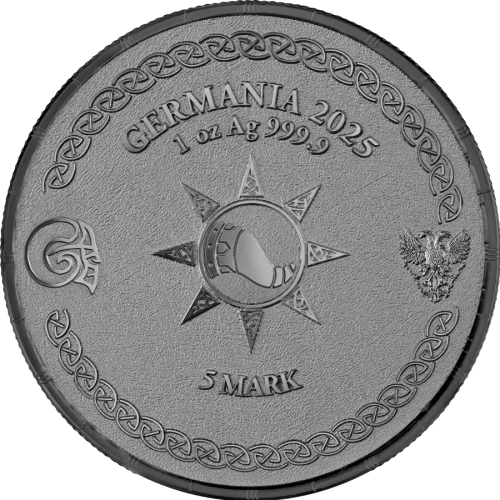 2025 1 oz Ragnarök: Heimdall Black Silver Coin (2)