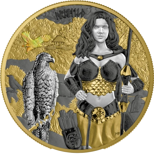 2025 1 oz Valkyries - Arnhild Valhalla Silver Coin (2)