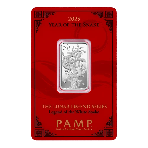 2025 10g PAMP Silver Bar - Year of the Snake (2)