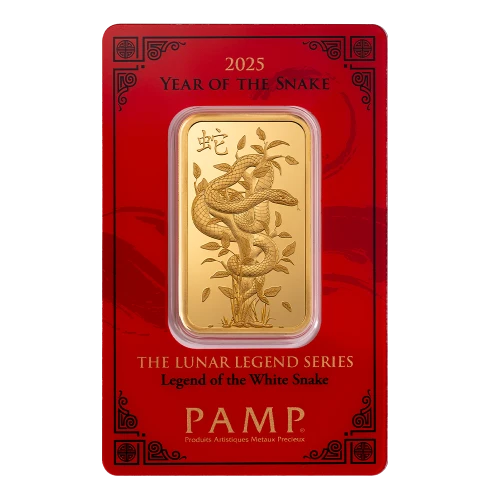 2025 1oz PAMP Gold Bar - Year of the White Snake (2)