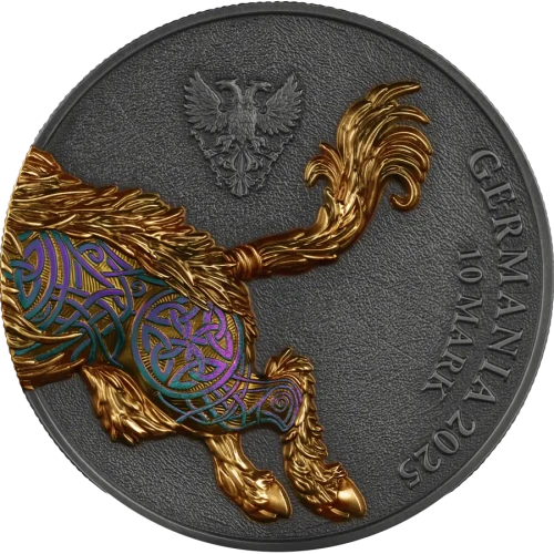 2025 2 oz Germania Beasts - Gullinbursti Ultra Double High Relief Silver Coin (3)