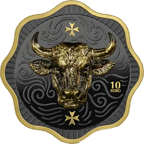 2025 2 oz Malta Maltese Ox BU High Relief Silver Coin (2)