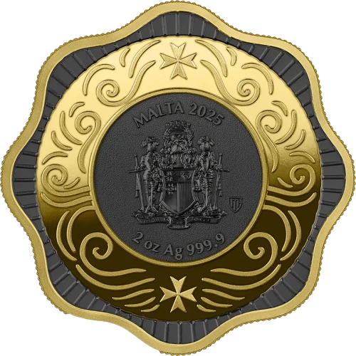 2025 2 oz Malta Maltese Ox BU High Relief Silver Coin (3)