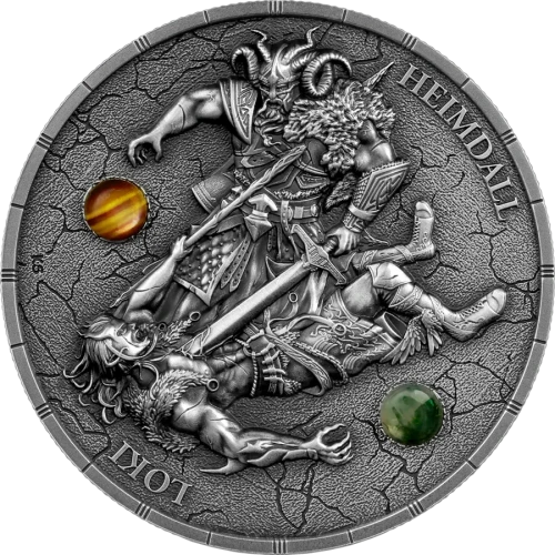 2025 2 oz Ragnarök: Loki & Heimdall - Ultra High Relief Silver Coin (2)