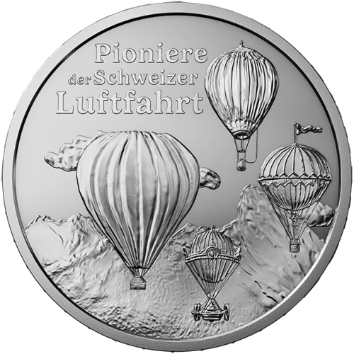 2025 Pioneers of Swiss aviation - Silver Swiss 20 Franc (3)