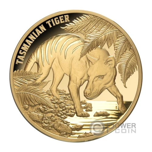 2026 1 oz Niue - Tasmanian Tiger Gold Coin - $100 Dollar (2)