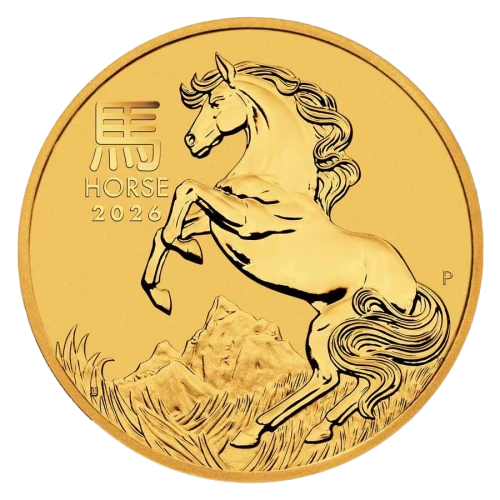 2026 1/20oz Australian Perth Mint Gold Lunar Series III: Year of the Horse (3)