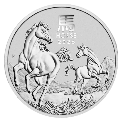 2026 2oz Australian Perth Mint Silver Lunar III: Year of the Horse (2)