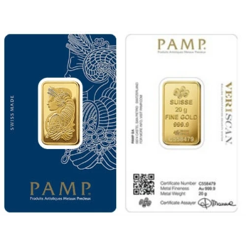 20g PAMP Gold Bar - Fortuna (2)