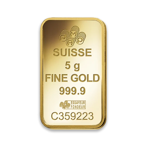 5g PAMP Gold Bar - Fortuna