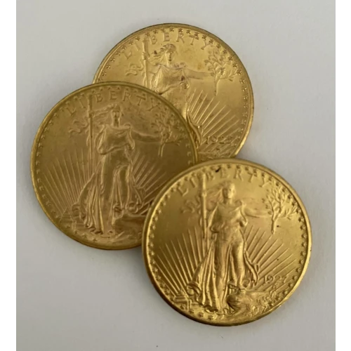 Any Year $20 Saint Gauden Double Eagle Gold Coin (4)